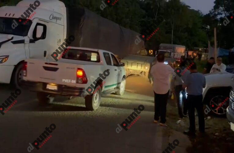 Levantan bloqueo después de 36 horas en la Acapulco-Zihuatanejo