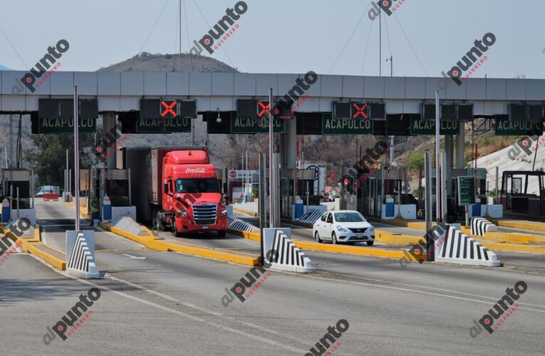 Lunes 26 de agosto se reanuda el cobro en las casetas de la autopista del sol; informa SICT