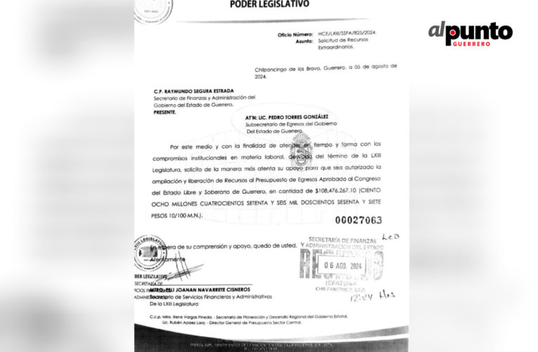 Diputados de Guerrero buscan otorgarse un “bono millonario por fin de legislatura”