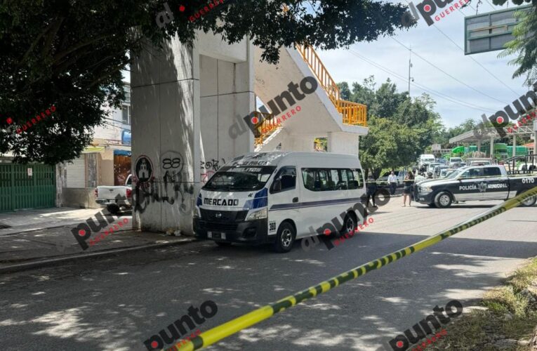 Hieren a balazos a urvanero de la ruta PRD-Mercado en Chilpancingo