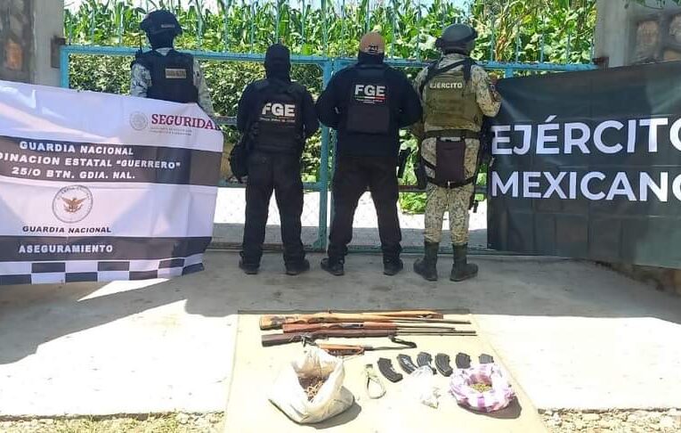 3 delincuentes muertos en enfrentamiento con fuerzas de seguridad en Teloloapan