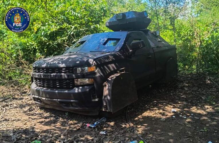 Aseguran taller de fabricación de vehículos monstruo en Coyuca de Benítez