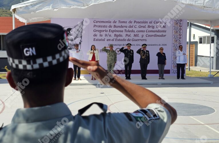 Asume Gregorio Espinoza la coordinación de la Guardia Nacional en Guerrero