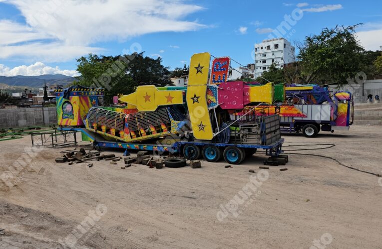 Retiran juegos mecánicos de la feria por no contar con dictamen de PC