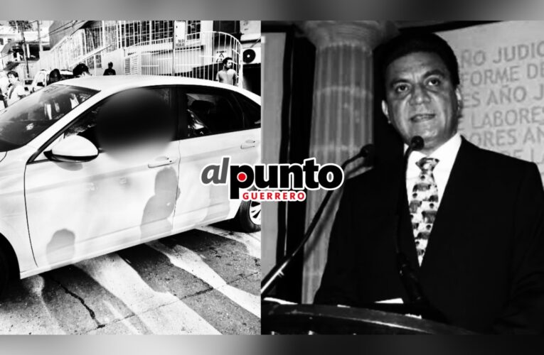 Asesinan al magistrado Edmundo Román Pinzón cuando salía de un Juzgado en Acapulco
