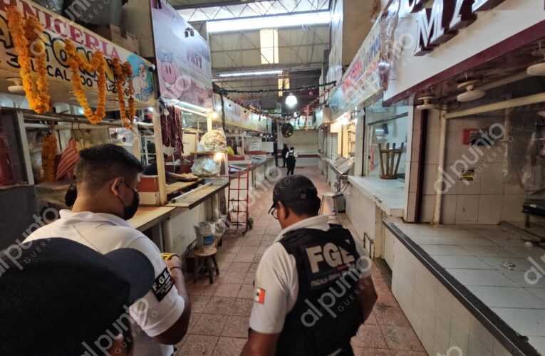 Matan al presidente de la Unión de Tablajeros y a uno de sus empleados en ataque armado en el mercado de Chilpancingo