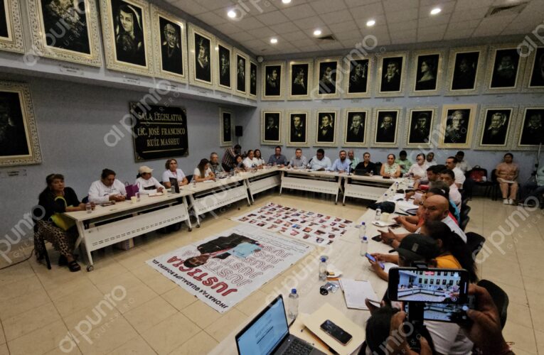 En reunión con diputados, colectivos exigen aprobación de la ley en materia de desaparición forzada