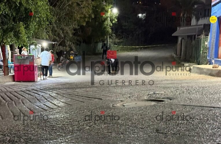 Asesinan a balazos a un vendedor de tacos al norte de Chilpancingo