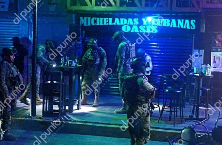 Acapulco: Ataque armado en el bar Oasis deja a un hombre muerto.