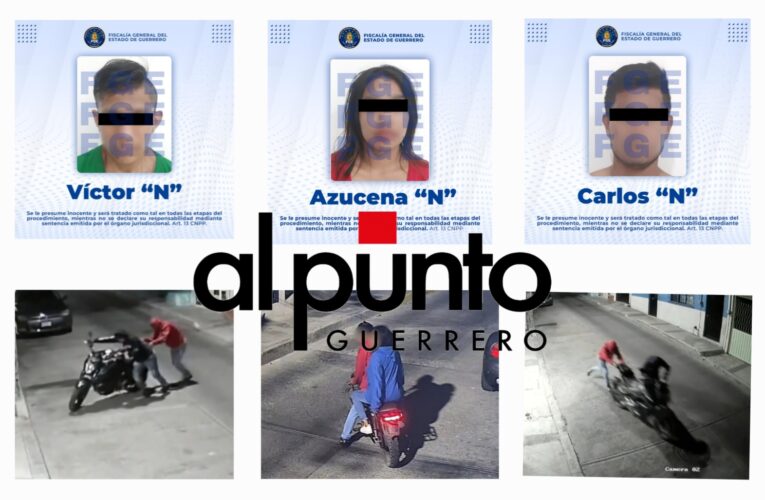 Vinculan a proceso a dos hombres y una mujer por robo de motocicleta en Chilpancingo