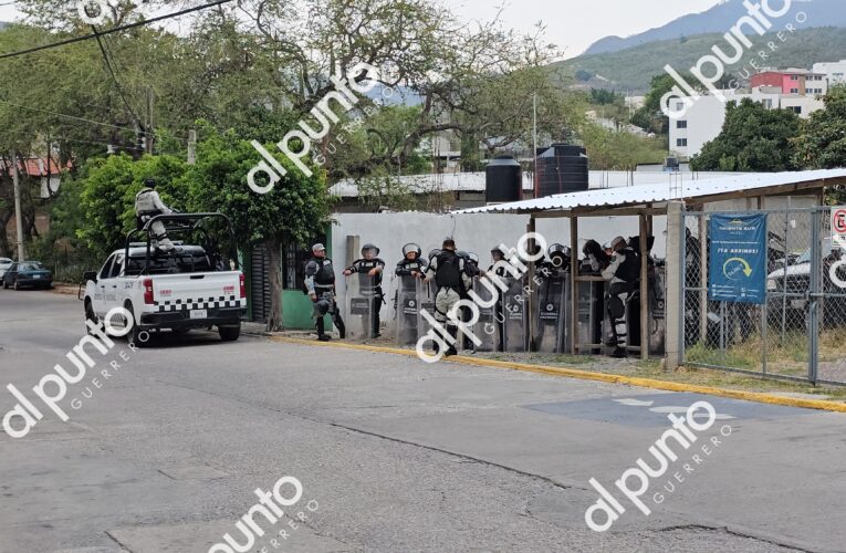 Resguarda Guardia Nacional junta distrital del INE.