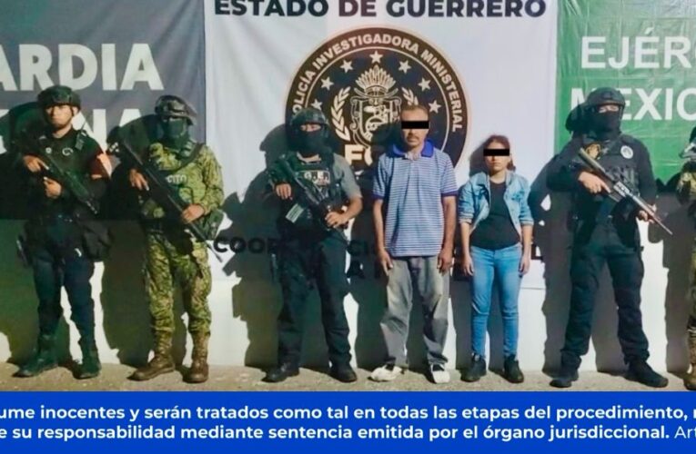 Detienen en Baja California a dos personas por desaparición cometida en Iguala.