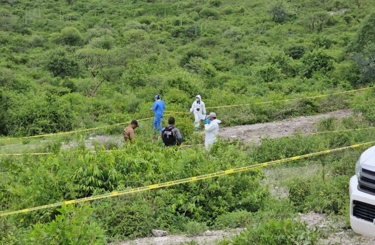 Hallan tres fosas clandestinas con restos humanos en Zumpango