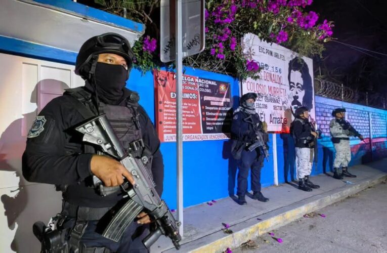 Implementan operativo en Chilpancingo tras robo en más de 10 escuelas de la capital