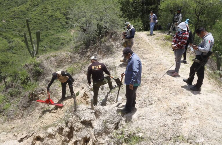 Sin hallazgos de restos humanos en primera jornada de búsqueda en La Montaña de Guerrero