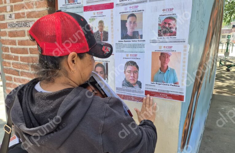 A dos años de su desaparición, madre sigue buscando a su hijo Luis Ángel en Chilpancingo