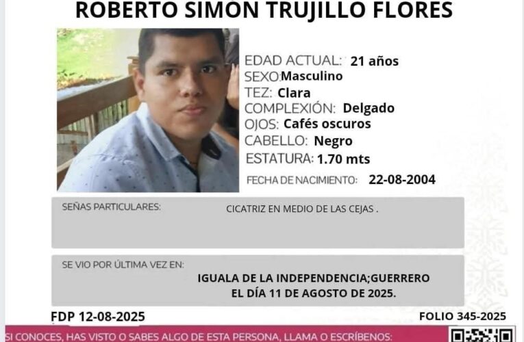 Hallan ejecutado a joven reportado como desaparecido en Iguala