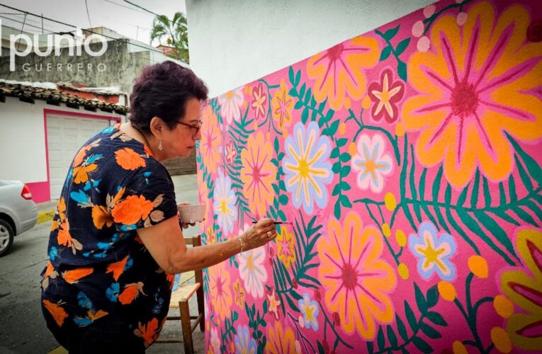 Un mural que florece en San Mateo: la iniciativa de Gisela Anzaldúa para alegrar su barrio