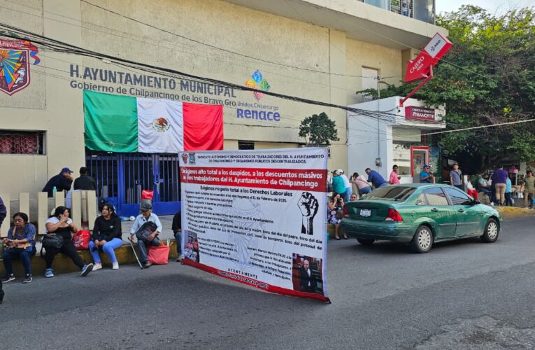 Sindicato denuncia despidos y retención de salarios en el ayuntamiento de Chilpancingo