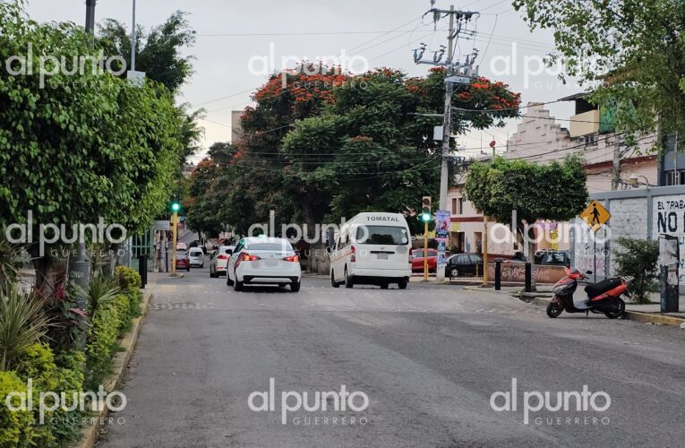 Chilpancingo: transporte opera al 40% y se espera que se restablezca al 100% durante el día.