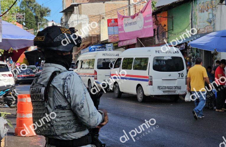 Se reactiva el transporte público local y foráneo y se reanudan clases en Chilpancingo.