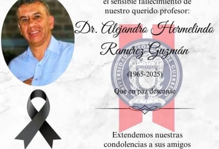 Se quita la vida docente de la UAGro tras ser expulsado por presunto acoso sexual