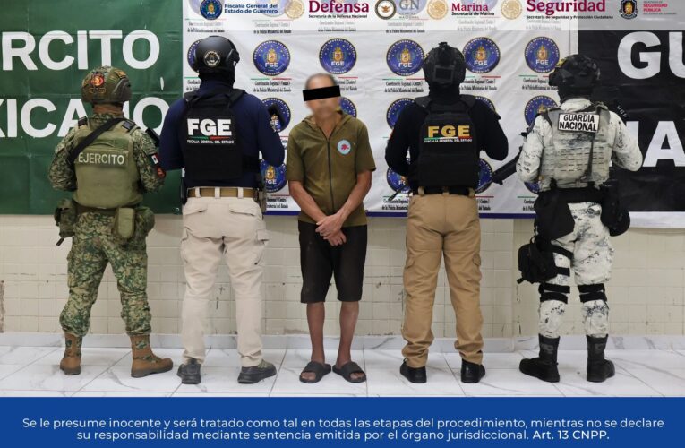 Detienen en Acapulco a presunto feminicida de Chilpancingo