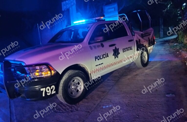 Hieren a balazos a joven en la colonia Texcalco de Chilpancingo