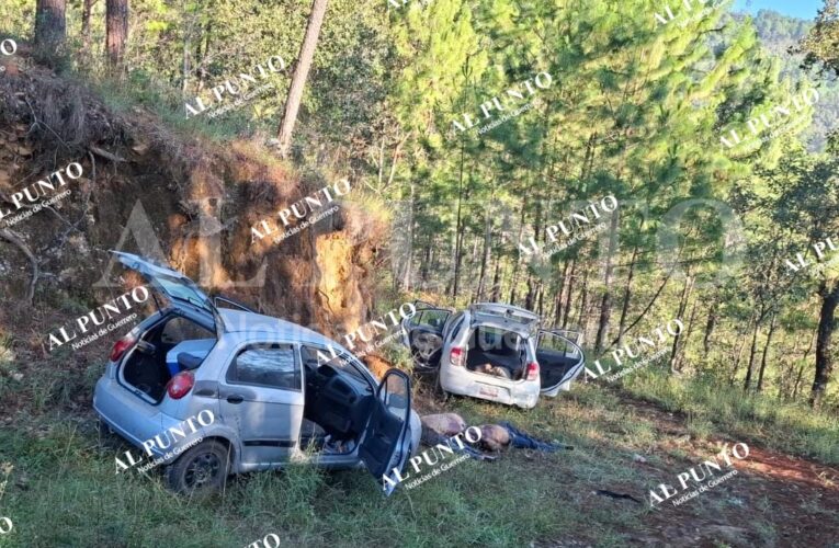 Hallan a 4 hombres maniatados, torturados y degollados cerca de Chautipan, municipio de Chilpancingo