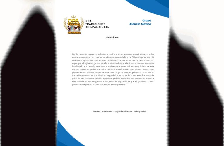 Piden a danzantes no participar en el Paseo del Pendón en Chilpancingo, tras amenazas de ataques