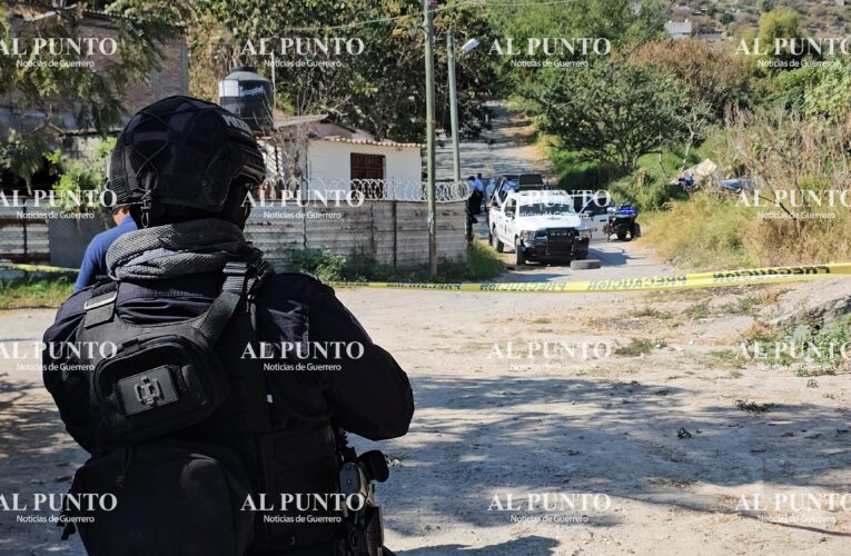 Hallan a un hombre asesinado y embolsado en la colonia Tlacaelle en Chilpancingo