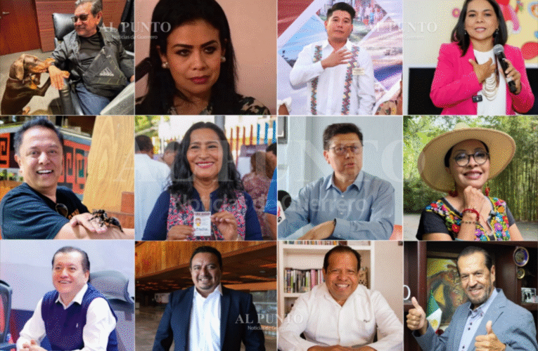 12 personajes de Morena buscan la gubernatura de Guerrero en 2027