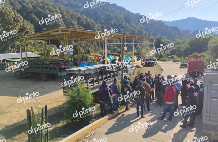 Pobladores de Tlacotepec retienen convoy militar que pretendían cortar sus plantas de Amapola