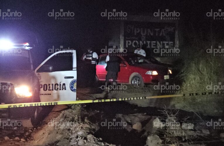 Ejecutan a un joven al poniente de Chilpancingo