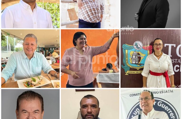 Al menos 9 personajes buscarían la alcaldía de Atoyac en 2027