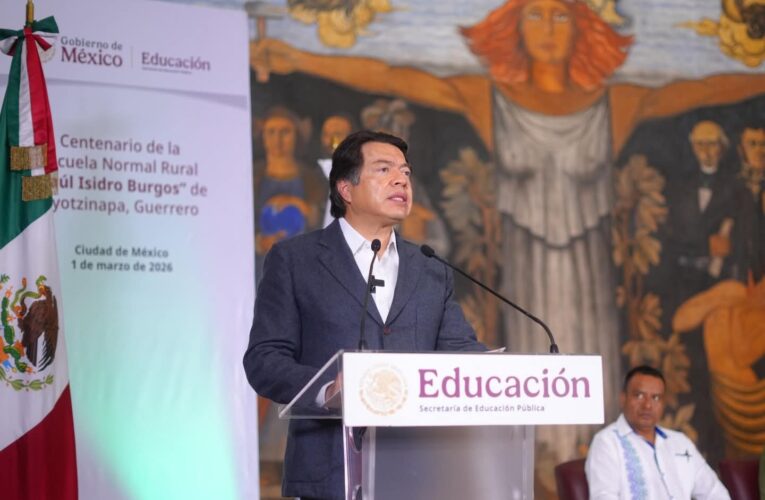 Reconoce SEP legado histórico de Ayotzinapa en su centenario y refrenda compromiso con los 43