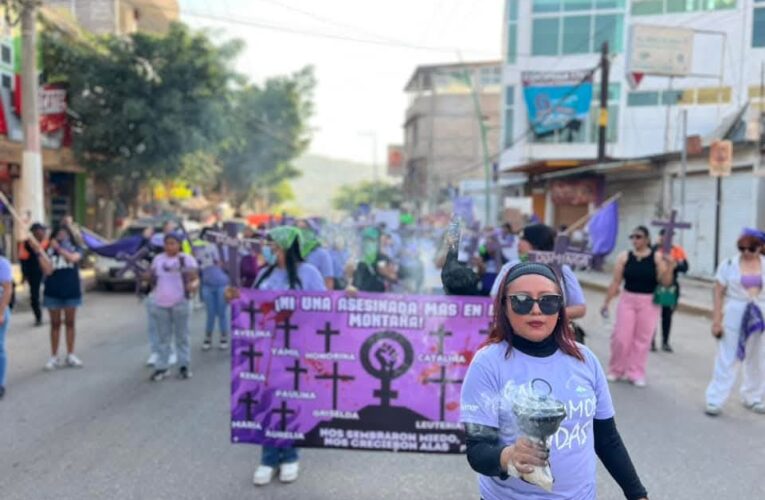 Colectiva feminista cancela Marcha del 8M en Tlapa por falta de condiciones de seguridad