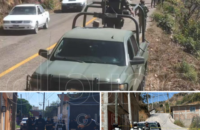 Tres mujeres asesinadas en distintas regiones de Guerrero durante la jornada del lunes