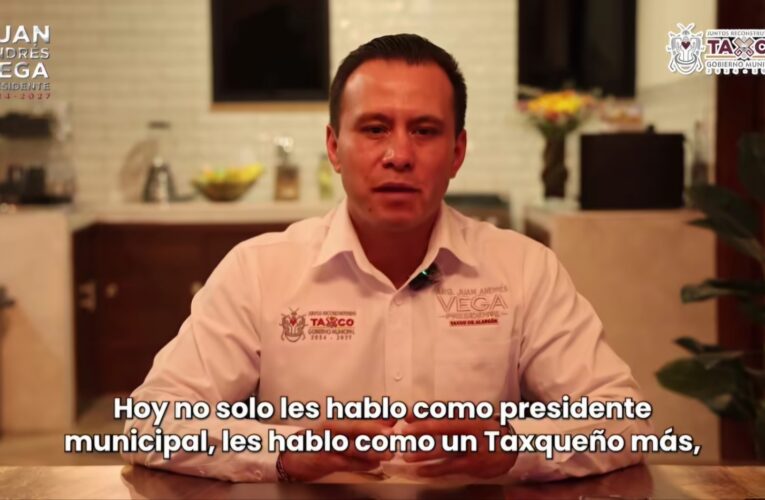 Reaparece en video alcalde de Taxco tras privación ilegal; envía mensaje a la ciudadanía