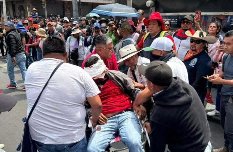 Familiares de cetegista lesionado denunciarán al gobierno federal y de la CdMx por agresión