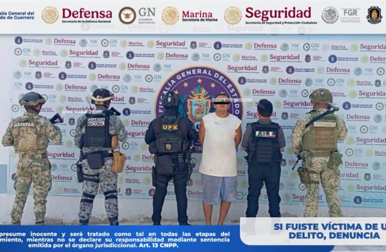 Detienen a presunto homicida que disparó a trabajadores paristas de la UAGro en Acapulco