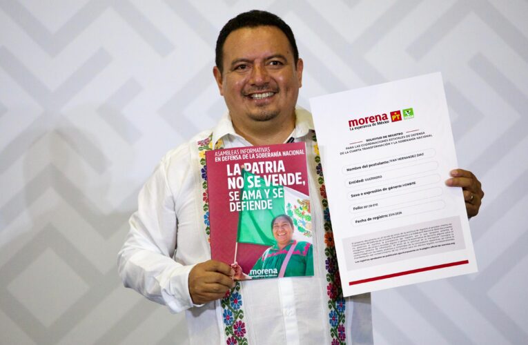 Un fundador de Morena deben encabezar la organización rumbo a 2027, plantea Iván Hernández