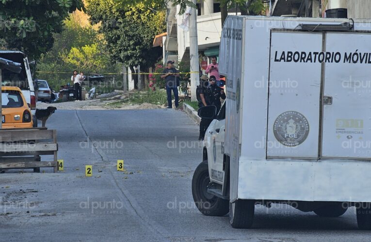 Ataque armado al norte de Chilpancingo deja dos hombres muertos y dos heridos