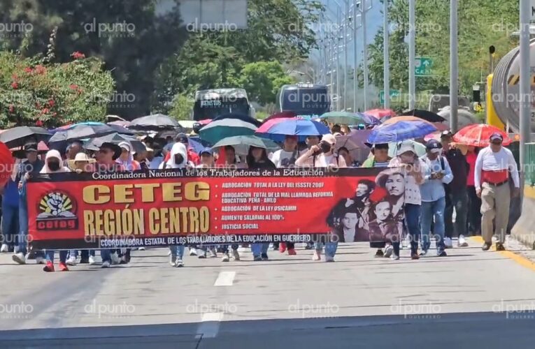 CETEG convoca a marcha estatal en Chilpancingo para “coberturar” mesa tripartita.