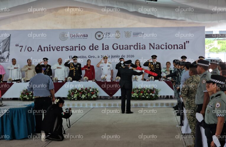 Con 10 mil elementos desplegados, Guardia Nacional conmemora su séptimo aniversario en Guerrero