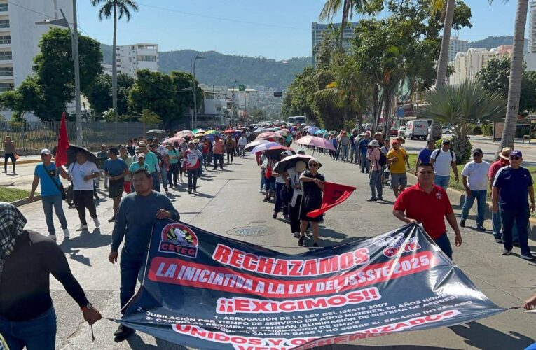 CETEG acusa caída de su página oficial tras difundir protesta por visita de Sheinbaum a Acapulco