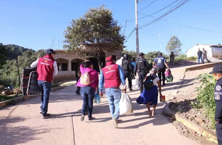 Regresan a sus hogares 264 familias desplazadas en la región Montaña de Chilapa