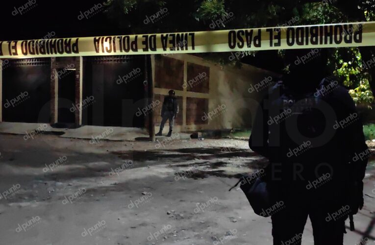 Ataque a balazos en vivienda de Iguala deja dos fallecidos y un menor lesionado