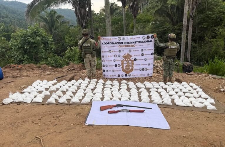 Inhabilitan laboratorio clandestino de droga sintética en Atoyac; aseguran 166 kilos de metanfetamina