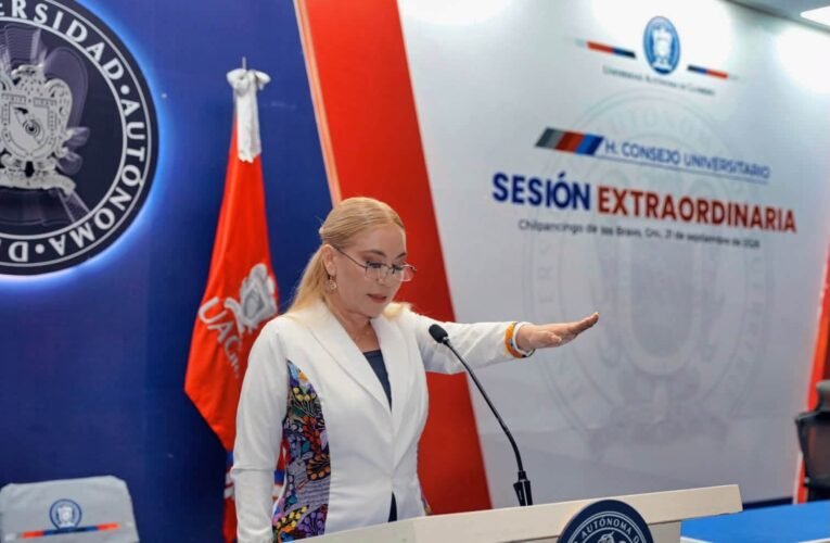 Consejo Universitario designa a Leticia Jiménez como rectora de la UAGro